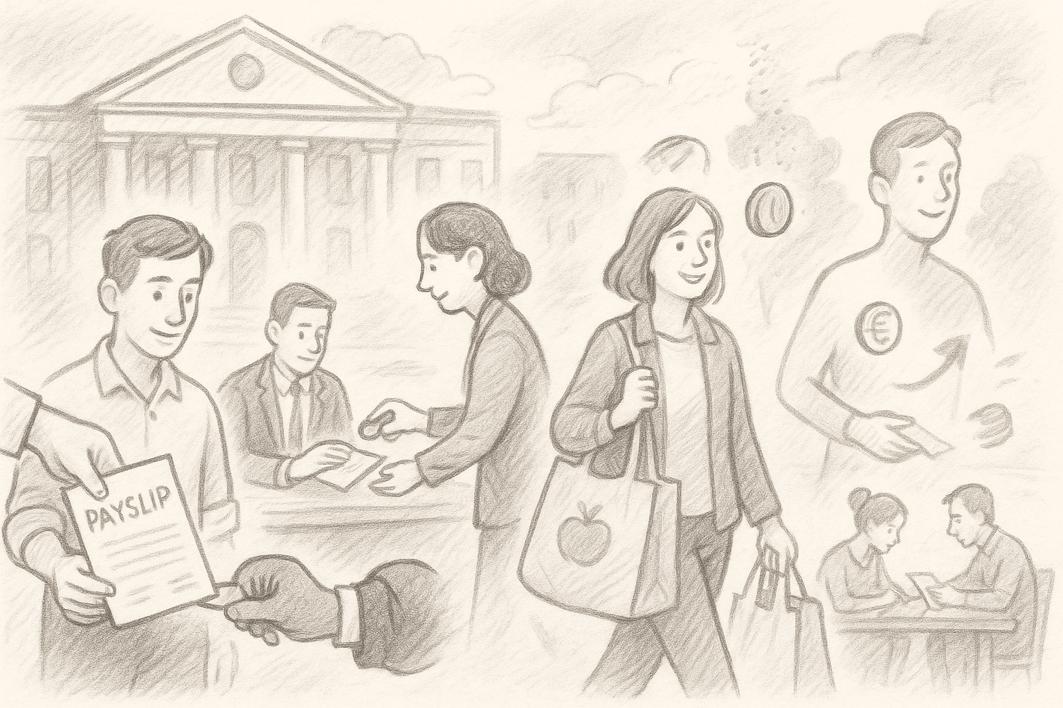 General information on wage tax and income tax